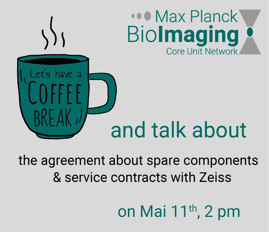 Coffee Break about the agreement the MPG has reached with Zeiss