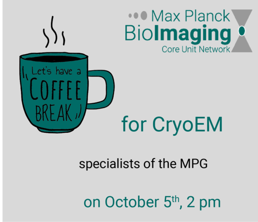 Coffee Break for the CryoEM specialists of the MPG 